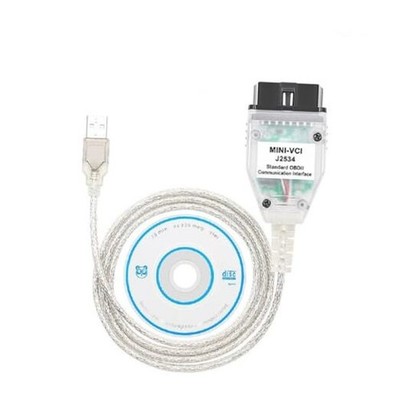 Mini for VCI J2534 Cable V18.00.008 Latest Version, OBD2 Connector Scanner 