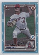 2020 Bowman Draft 1st Edition Sky Blue Foil Adam Seminaris #BD-163 11hs