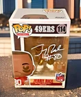 Jerry Rice Signed NFL Funko #80 JSA Autograph VAULTED SF 49ers Signed in White