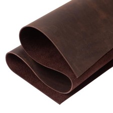 12''X24'' Genuine Leather Sheets for Crafts - Tooling Leather Dark Brown