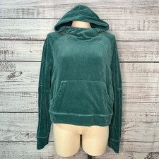 Lululemon Scuba Oversized Hoodie Velvet Cord Womens Size M/L Storm Teal