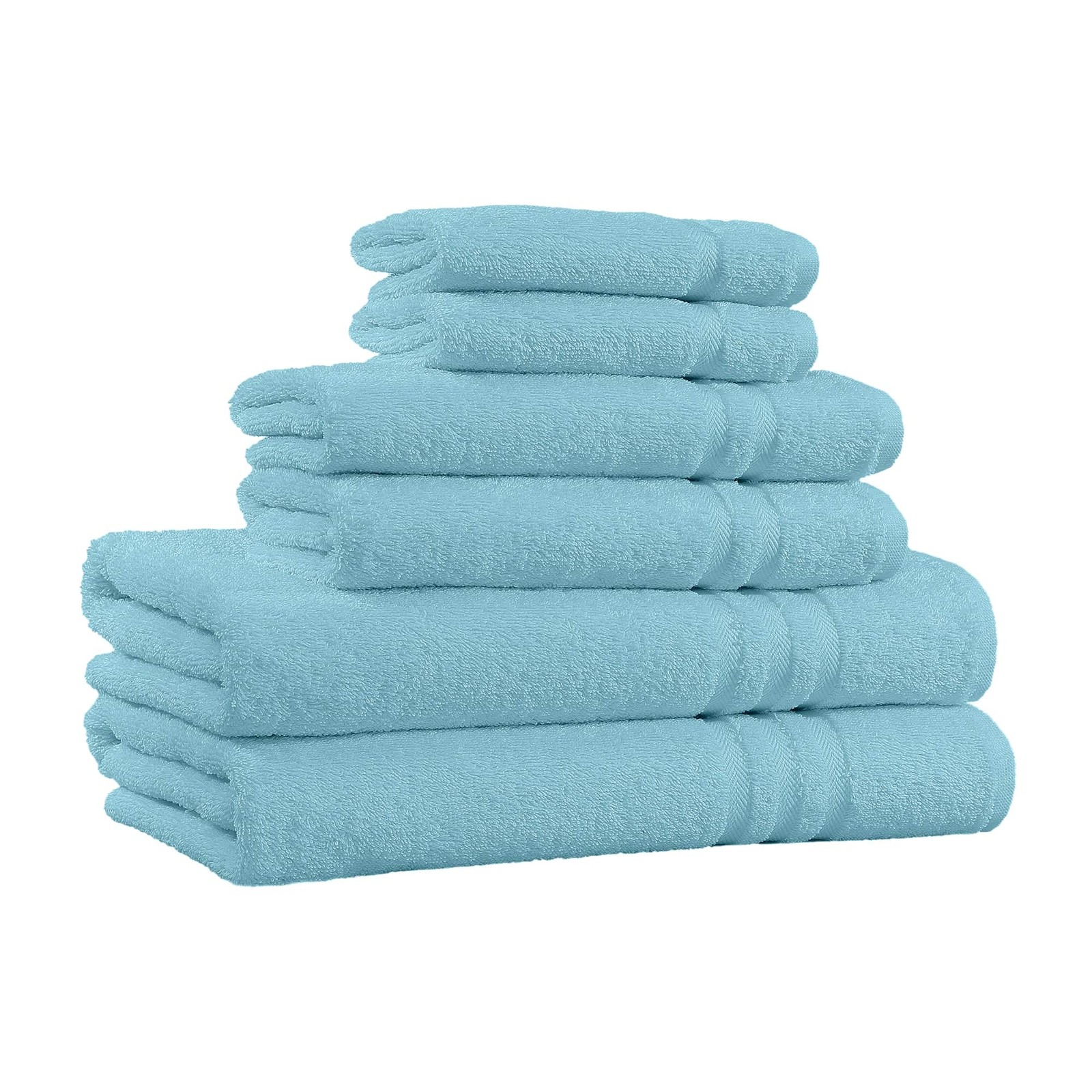 100% Cotton Super Absorbent 6-Piece Bath Towel Set  