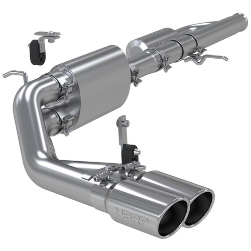MBRP S5081AL Steel Cat Back Exhaust for 09-19 Silverado Sierra 1500 4.3L V6 5.3L - Picture 1 of 11