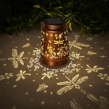Solar Lanterns Outdoor Waterproof Garden Decor Mothers Day Gifts for Mom Women B