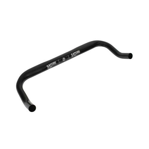 Cintre contre la montre plat satori aero pour velo de course profilé noir 31.8mm
