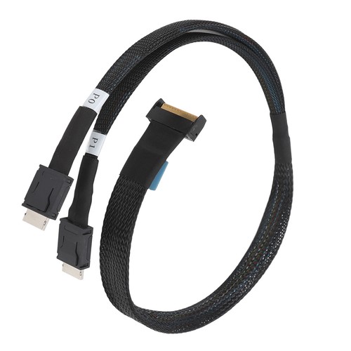 8i To Oculink SFF 8611 4i Cable PCIe 5.0 32GT/s For MCIO X8 To 2 SFF 8611 Co Hot - Photo 13/23
