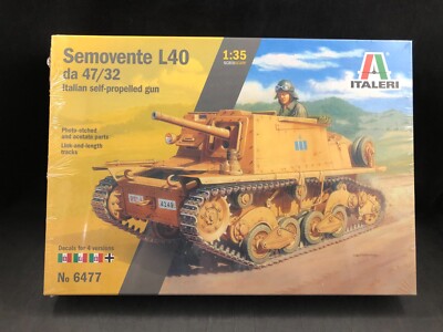 Italeri Semovente L40 da 47/32 - 1:35 Scale Plastic Model Kit 6477 NISB