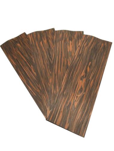 2mm Makassar Bois D'Ébène SaRaiFo Placage Scié 3x 125x20-21cm - Bild 3 von 6