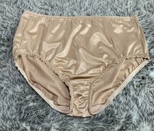 VTG Vanity Fair Gold 4XL Sz 11 Nylon Granny Panties Sissy shiny Panty