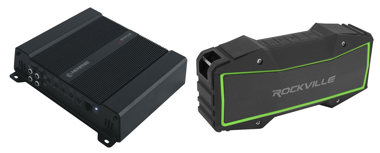 Автомобильный моноусилитель Memphis Audio SE20001V2 мощностью 800 Вт RMS Домашний динамик Bluetooth