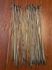 USED TITANIUM BMX WHEEL SPOKES BUILDING RAW LACE TRUE 20" 3 CROSS