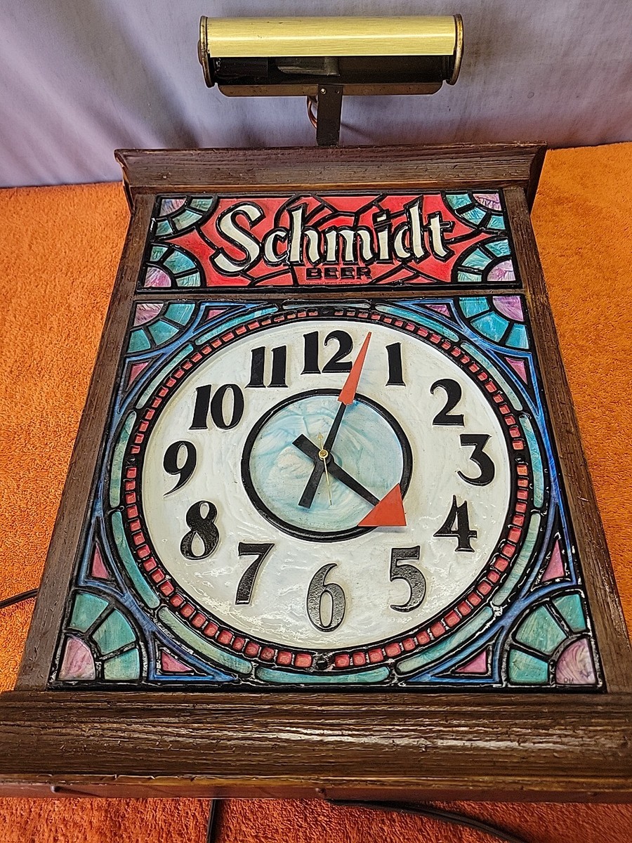 ビンテージ Schmidt BEER ライトサイン PUB バー ランプ ライト Vintage Light Schmidt Beer Bar Mirror | eBay
