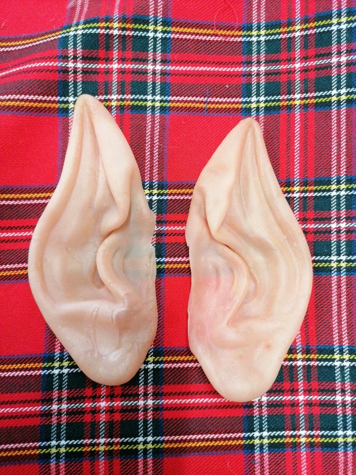 Instant Rubber Elf Pointy Ears Fancy Dress Christmas Cosplay Costumes  - Image 2 of 3