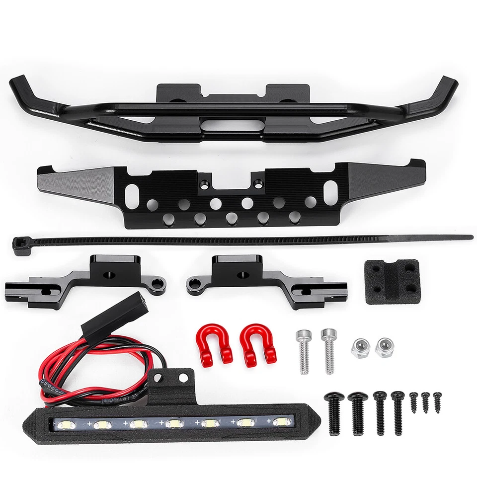 Front Rear Tube Bumper Metal Bumper Set for TRX4M Bronco Upgrade 1/18 RC Crawler - Image 4 of 4