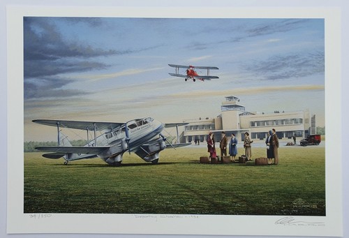 Departing from Shoreham 1938 - Limited Edition Giclee Print - Picture 2 of 9