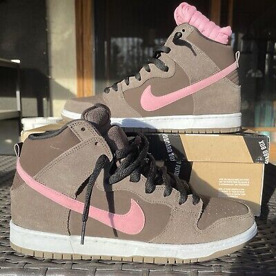 Nike SB Dunk High Pro « Smoke Chocolate Pink » 2012 - Size Nike SB Dunk High Pro « Smoke Chocolate Pink » 2012 - Size