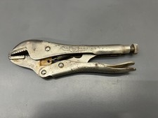 VINTAGE PETERSEN DEWITT VISE GRIP STRAIGHT JAW LOCKING PLIERS 7R PAT 'S - USA