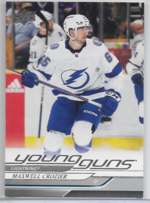 MAXWELL CROZIER 2024-25 UPPER DECK #1 YOUNG GUNS RC/CANADA/LIGHTNING