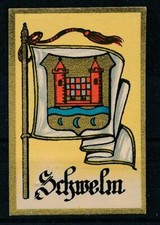 Figurina Cosmo sigarette 1932: stemma e bandiera: Schwelm