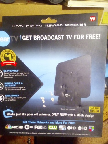 Clear TV HDTV Digital Indoor Antenna Channels As Seen On Tv X-72 8x8 ...