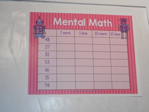 Set Attività Matematica San Valentino Livello Primario 7 Esercizi Multi-Abilità Laminato Nuovo! - Foto 5 di 8