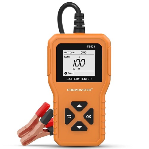 Probador de batería de coche 6/12/24V prueba de salud de batería 100-2000CCA 2-220AH SOH SOC - Imagen 7 de 7