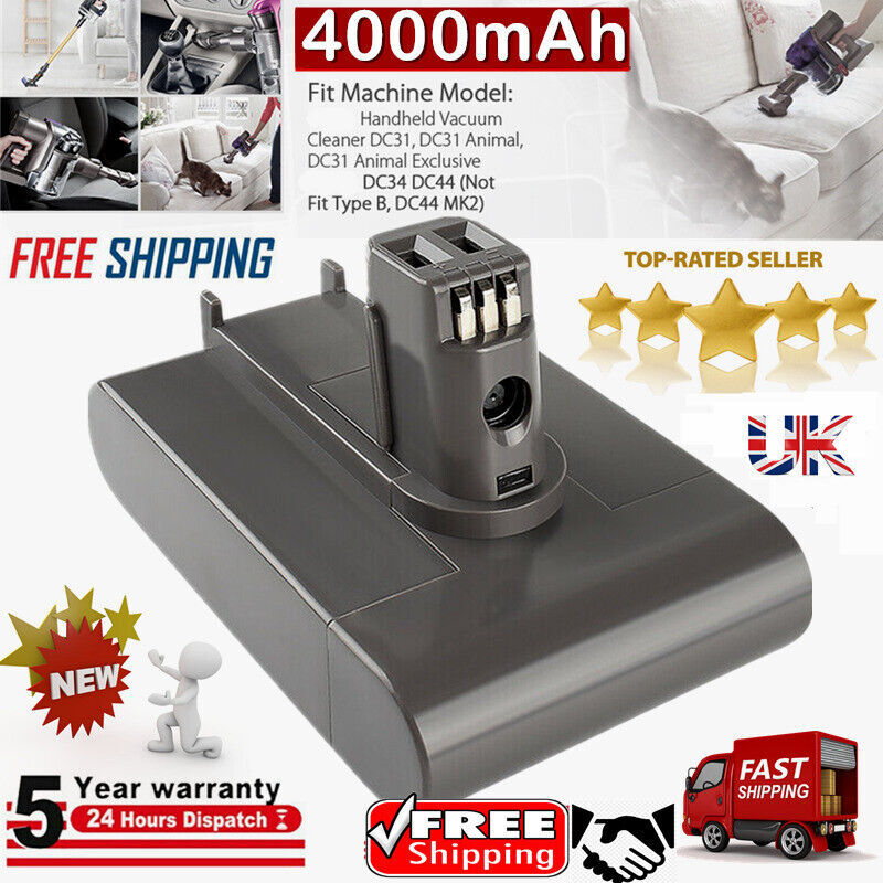 Replace Battery For Dyson DC31 Type A / B DC34 DC35 DC44 DC45 Animal