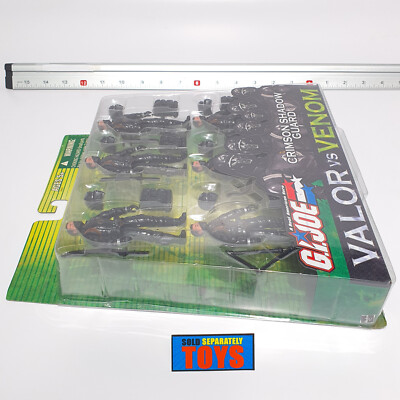 GI Joe Valor Vs Venom CRIMSON SHADOW GUARD 6 PACK SEALED MOC | eBay