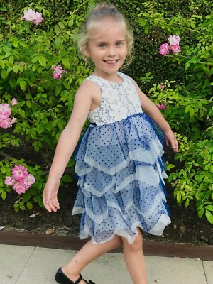chloe blue lace dress Chlo - Sleeveless column dress in washed Silk satin & lace - Ash Blue - 44
