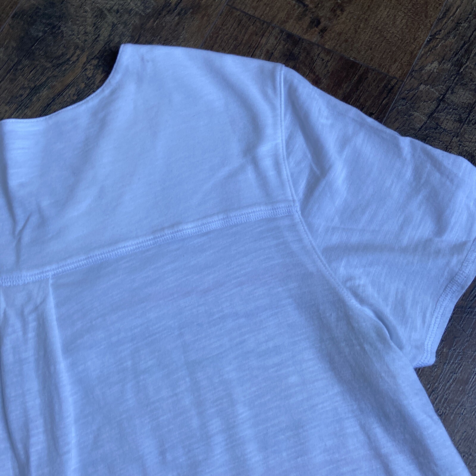 WESTBOUND | Cotton Blend White Cotton Blend Color Striped V Neck Shirt Sleeve L