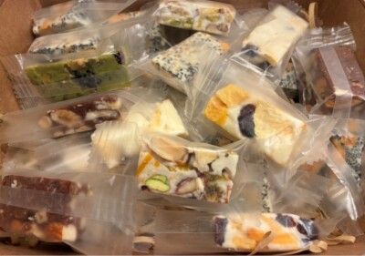 1 Pound Real Fruits /Nuts Marshmallow Nougat Candy Individually Wrapped
