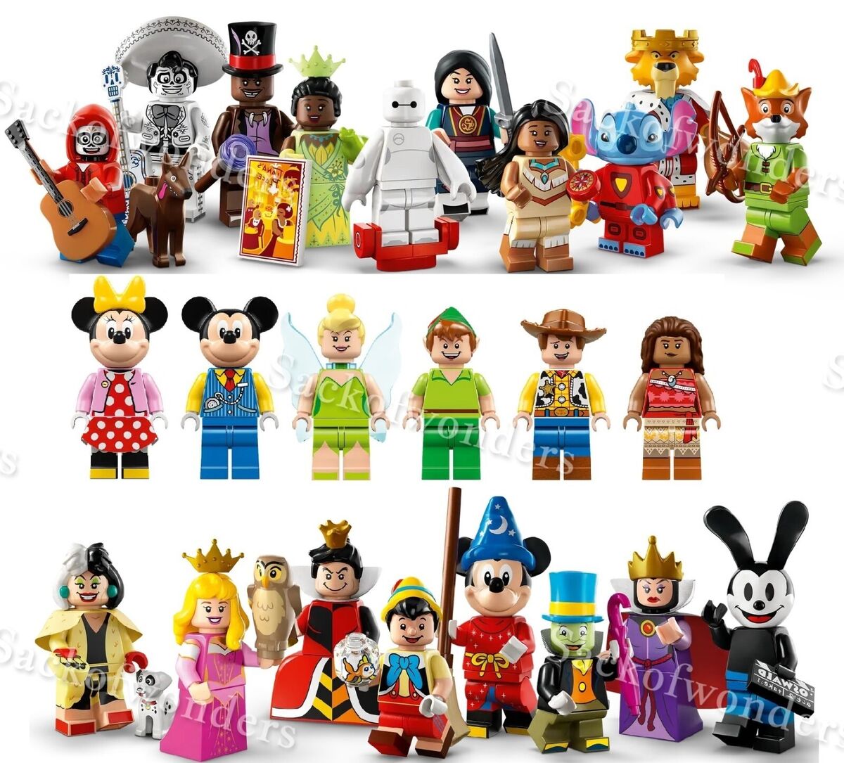 minifigura lego disney 100-bymax - Acquista Giochi di costruzione