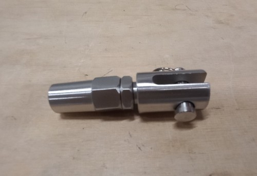 Embout À Sertir Manuel À Chape Pour Câble de 4mm Inox A2 Satiné Garde Corps - Imagen 6 de 9
