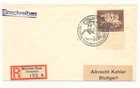 Germany Semi-Postal cover, B192 1941 FDC, trimmed #2