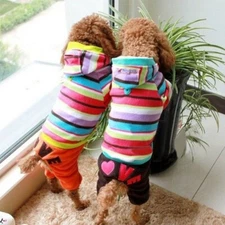 USA SELLER Dog Clothes Coat Pants Jumpsuit LOVE size XS,S, M, L Length 10" - 16"