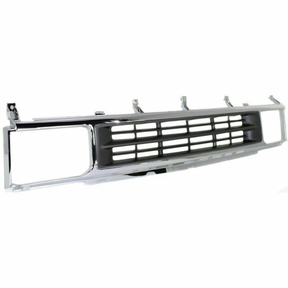New Front Grille Chrome/Silver And Black For 1993 1994 1995 Nissan Pathfinder Foto 4 de 4