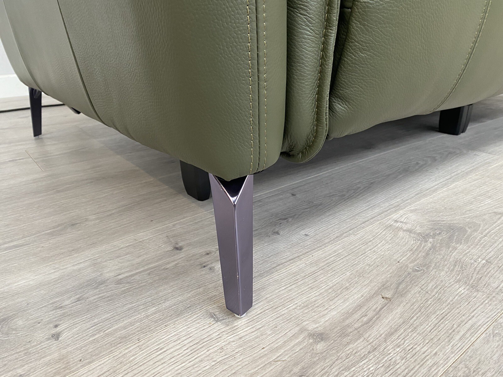 Furniture Village JUDE Leather 3 Seater Sofa, Oslo Pine RRP £2,295 eBay