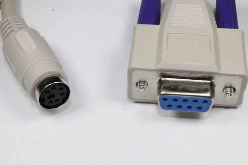 Maus Adapter PS/2 Buchse auf 9 polig SUB D Buchse seriell RS232 Adapterkabel