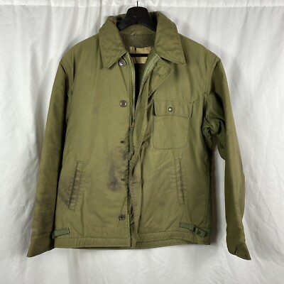 ジャケット・アウター US NAVY A-2 Deck Jacket 1970s LARGE s-l400.jpg