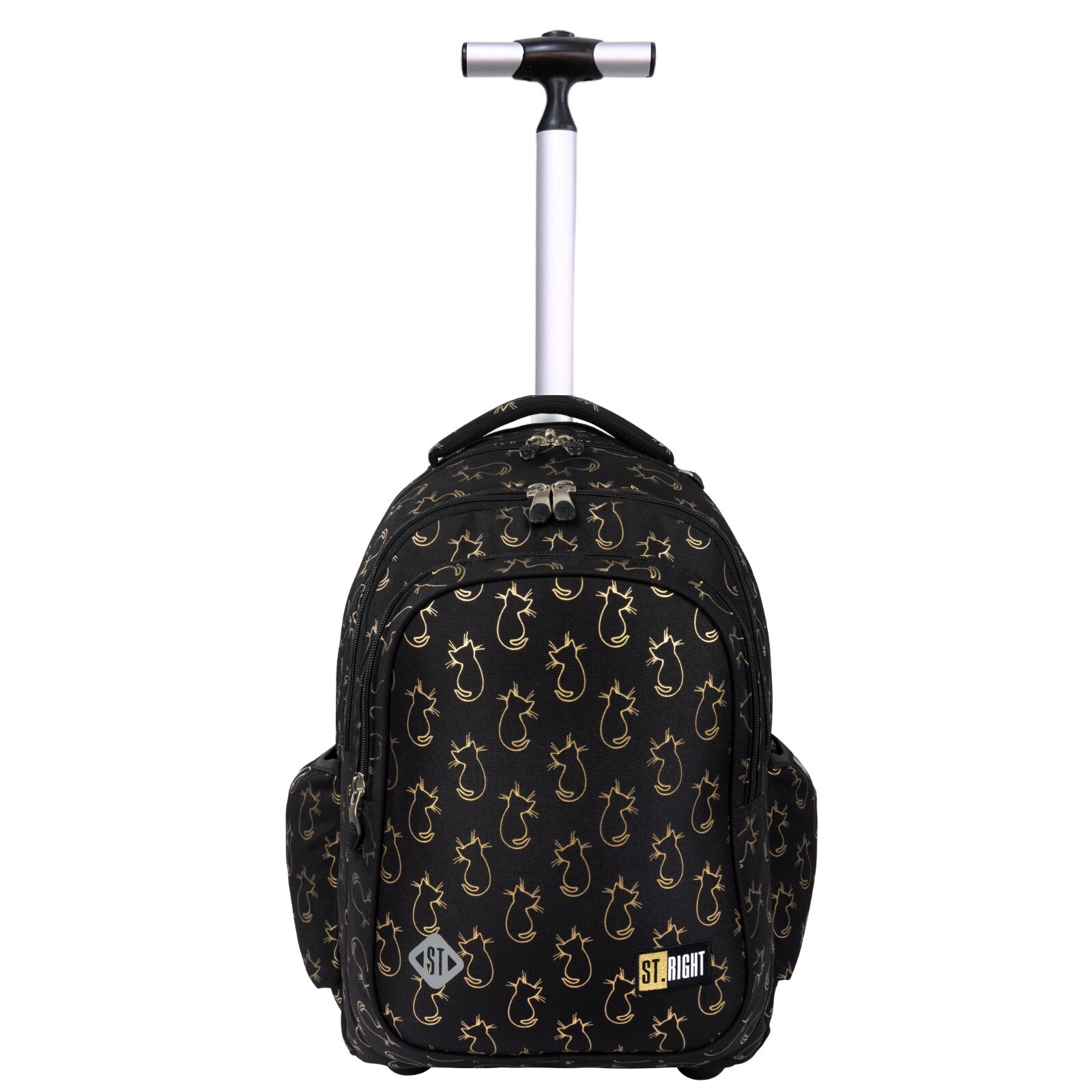 ST.Right Golden Cats Zaino Trolley Grande Scuola Elementare Media Ragazza