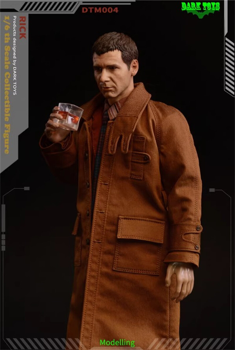 New DARK TOYS DTM004 1/6 Blade Runner Rick Deckard Harrison Male