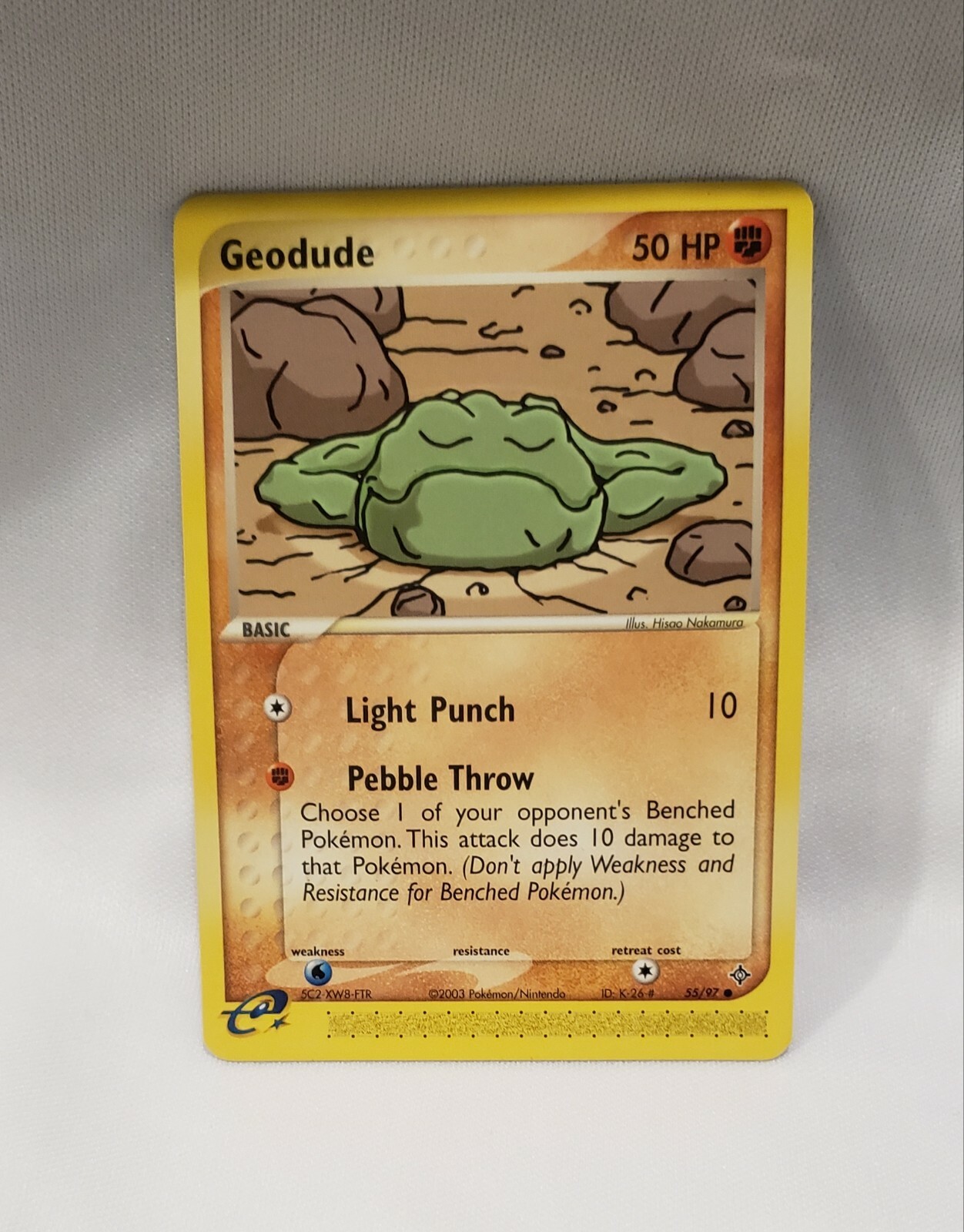 Geodude Ex Dragon Pokemon Card 2003 #55/97 NM