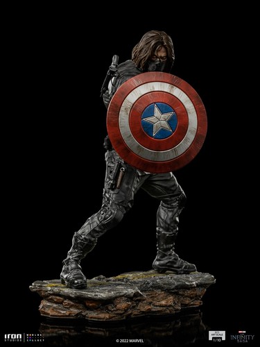 Iron Studios Winter Soldier Statue Figure 1:10 Marvel MCU Captain America Rare - Picture 13 of 20