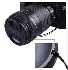 46mm Center Pinch Snap on Front Cap For Sony Canon Nikon Lens Filters wd