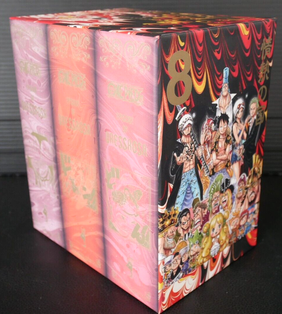 One Piece EP8 Box - One Piece Manga Vol.71-80 Set 'Dress Rosa' by