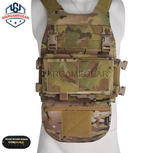 Tactical Vest Armor Abdominal Drop Dump Pouch MOLLE Plate Carrier Army Waist Bag - Picture 3 of 27