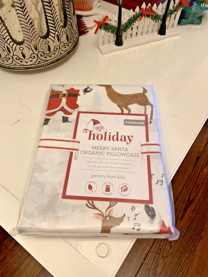Funda de almohada Pottery Barn niños vacaciones Navidad Rudolph Santa regalo Disney 🌈, Foto 4 de 4
