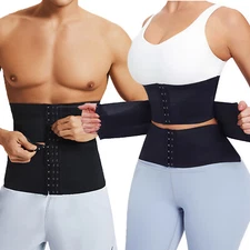 Men&Women Waist Trainer Three-stage adjustable Cincher Workout Gym Shaper Belt