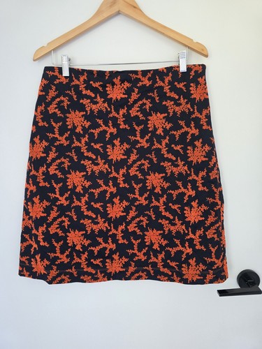 JIL SANDER Womens Straight lined SKIRT Size 42 Cotton blend - Picture 3 of 10