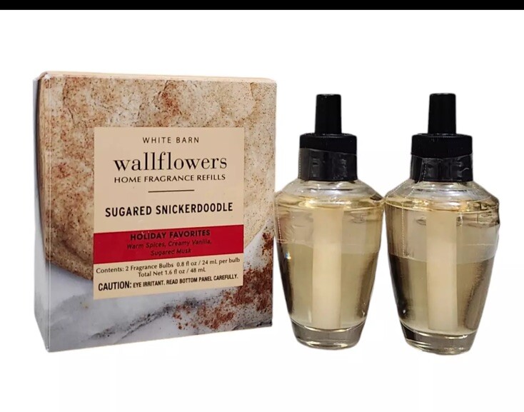 Bath & Body Works Sugared Snickerdoodle Wallflowers Refill 2-Pack